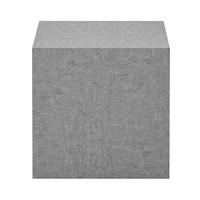 COUCHTISCH AMIRI M - Grau, 50 x 50 x 50 cm - Grau, Holzwerkstoff/Textil (50/50/50cm) - Home Deluxe