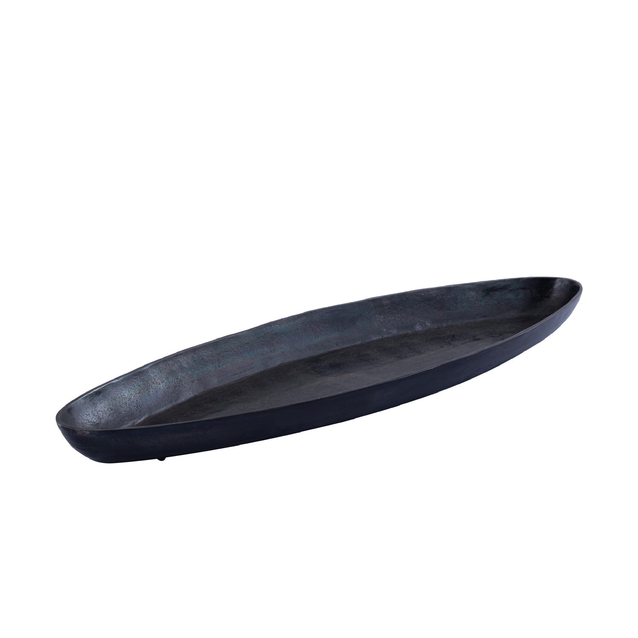 SCHALE Yaren Schwarz 88/29/6.5cm - Schwarz, Metall (6.5cm) - PTMD Collection