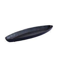 SCHALE Yaren Schwarz 88/29/6.5cm - Schwarz, Metall (6.5cm) - PTMD Collection