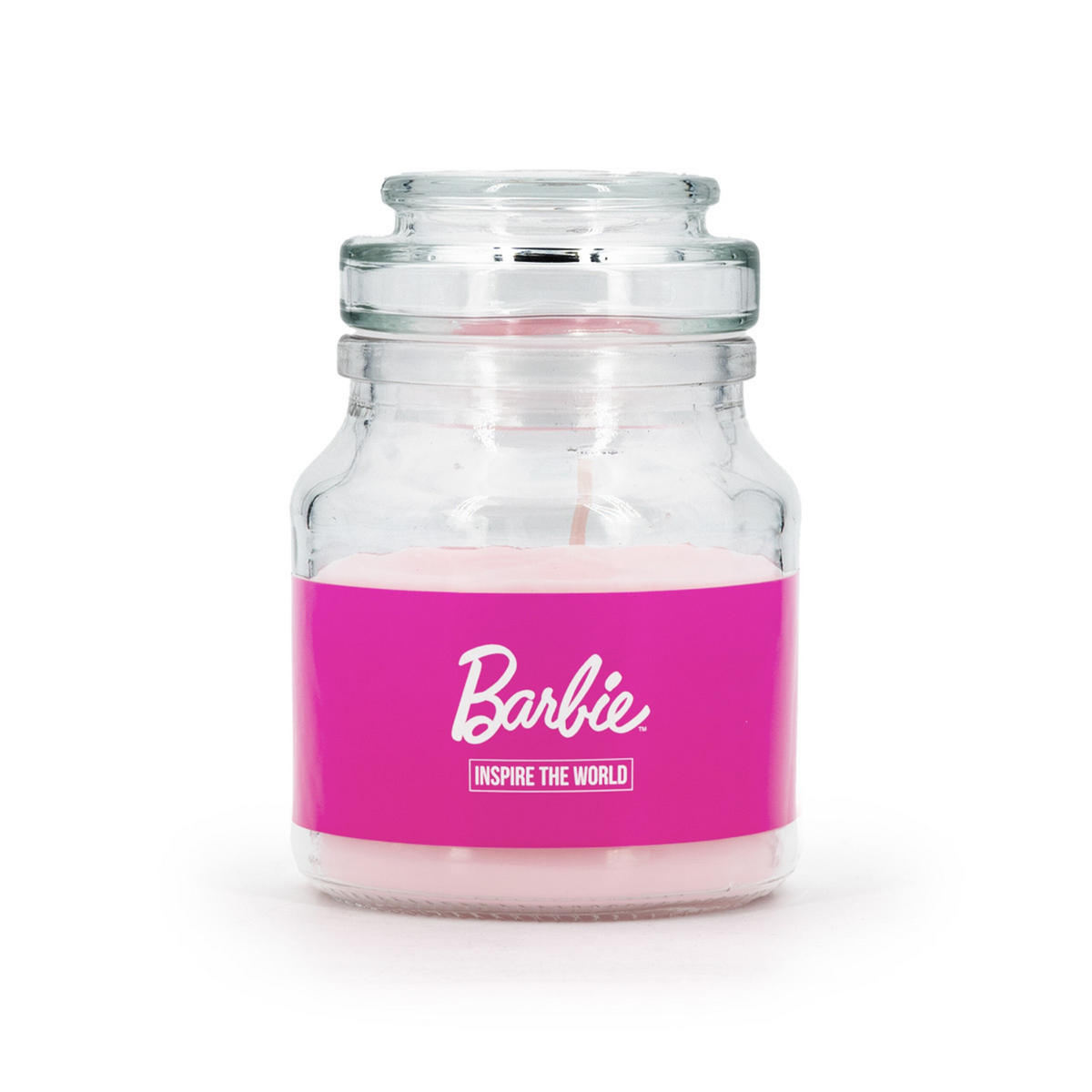 DUFTKERZE Barbie™ - Multicolor, Naturmaterialien/Glas (11.2cm)