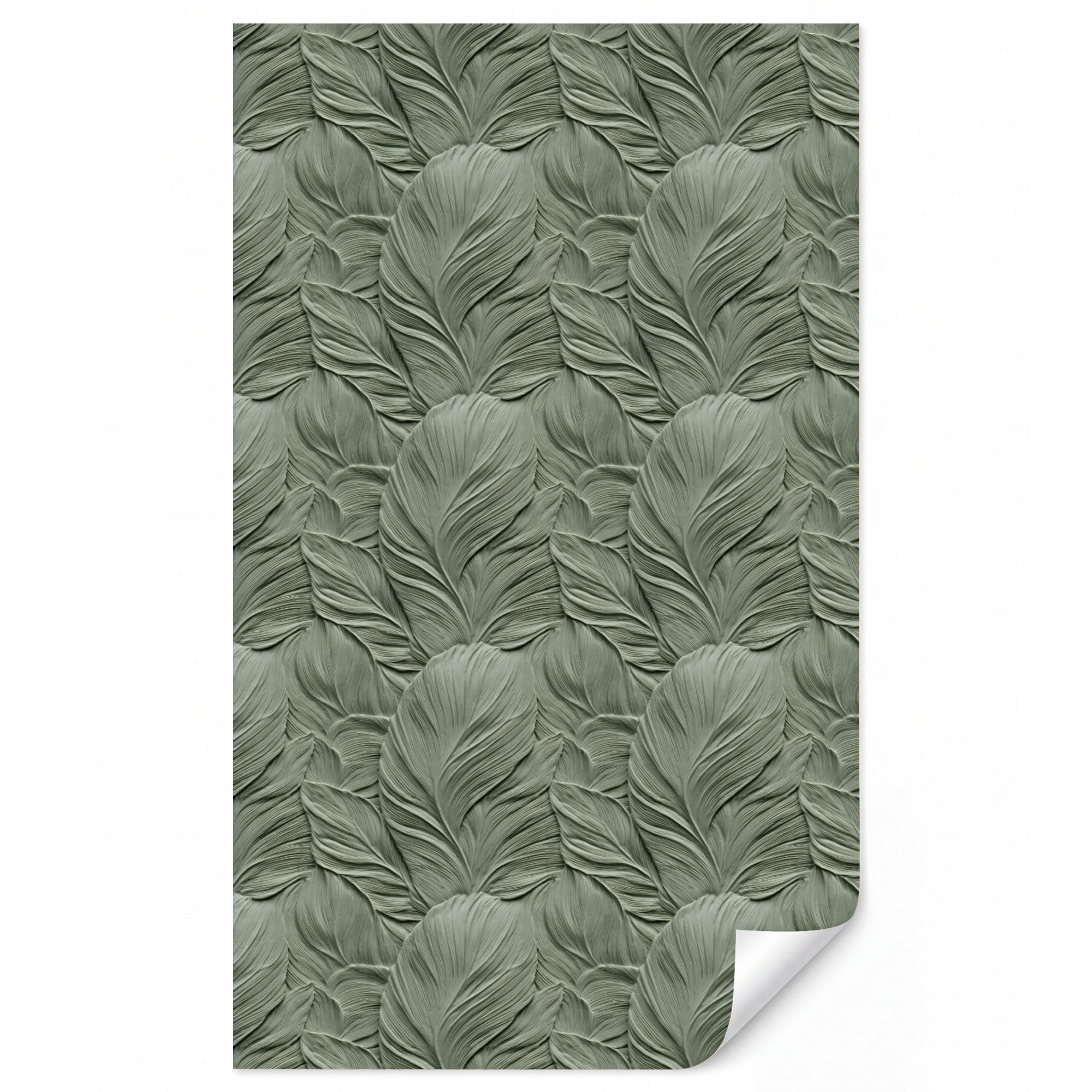OnlyWow Tapete Salbeigrün 140x240 cm