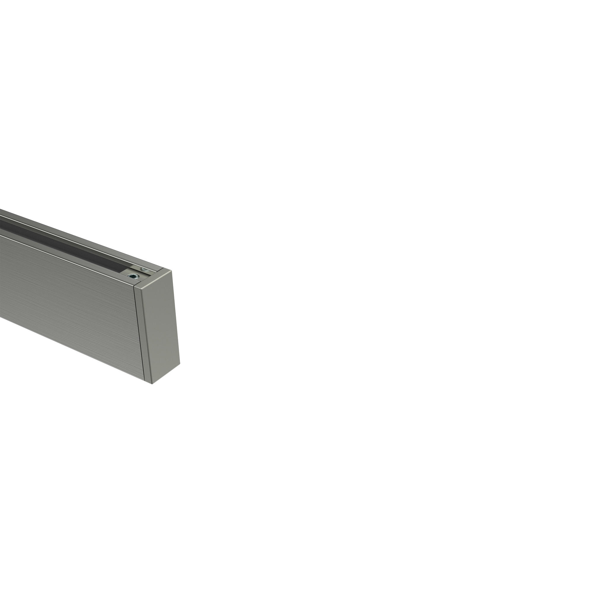 ENDSTÜCKE FÜR GARDINENSTANGEN 14x35 mm, Paxo Edelstahl-Optik, Packung 2 Stück - Edelstahlfarben, Metall (1.5/3.4/3.4cm) - INTERDECO