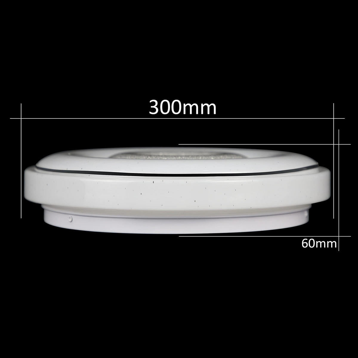LED-DECKENLEUCHTE Dennis 30/30/6 cm - Weiß, Kunststoff (30/30/6cm) - Nettlife