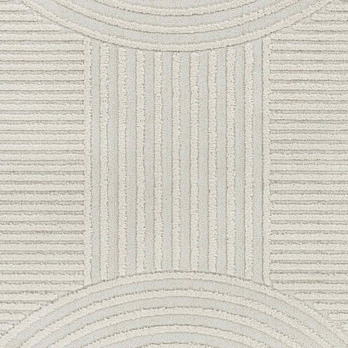 KURZFLORTEPPICH Matilda 160/213 cm Elfenbein - Weiß, Textil (160/213cm) - LIVABLISS