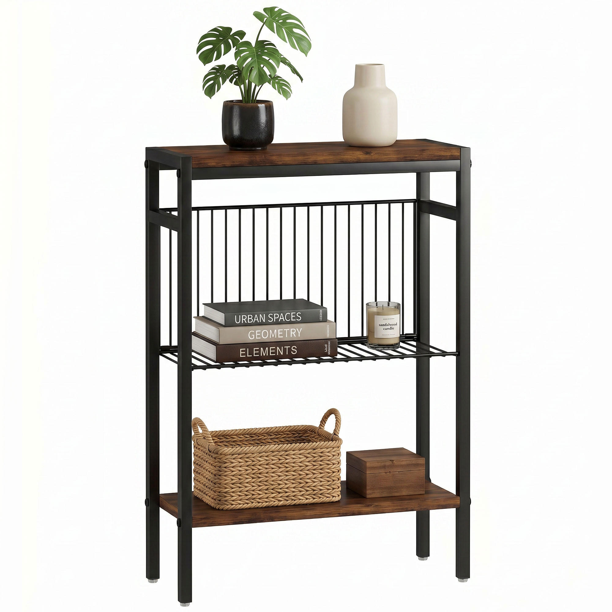 XXXLutz Beistelltisch Rost 18x62.5x43 cm