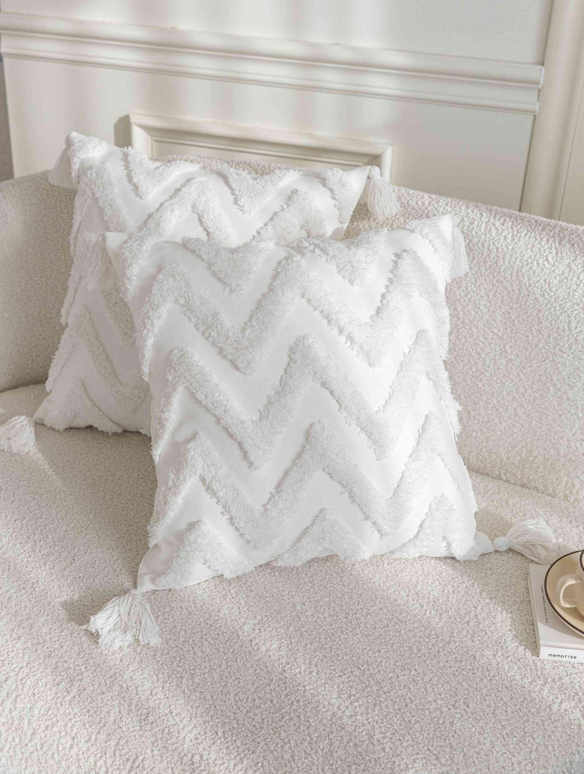 DEKOKISSEN Bonn HxB 45x45 cm Weiß - Weiß, Textil (46/45cm) - Gardinenbox