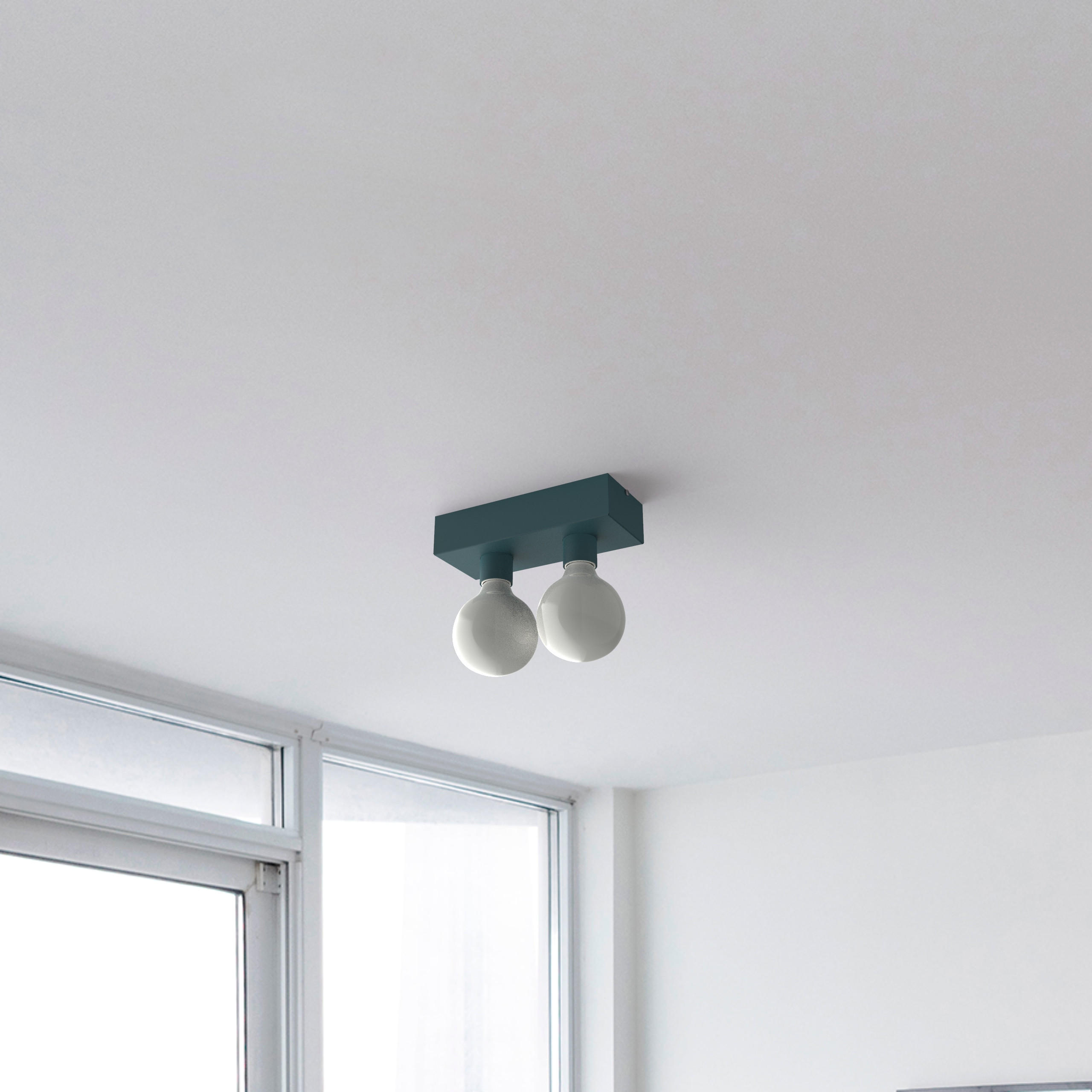 DECKENLEUCHTE - Blau, Metall (10/20/7.5cm) - Lumicom