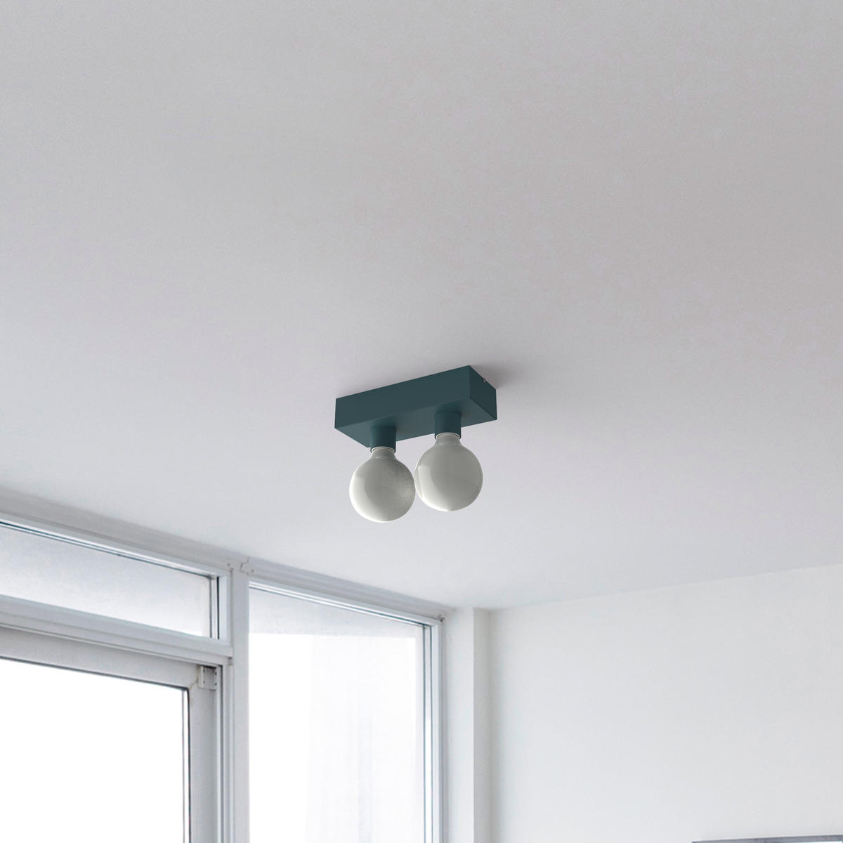 DECKENLEUCHTE - Blau, Metall (10/20/7.5cm) - Lumicom