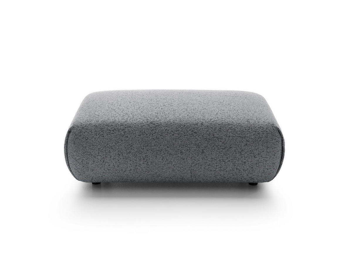 MASSENO Sitzhocker ZEST, Modern Polsterhocker, Fußhocker Grau - Grau, Holzwerkstoff/Kunststoff (70/42/113cm) - MASSENO