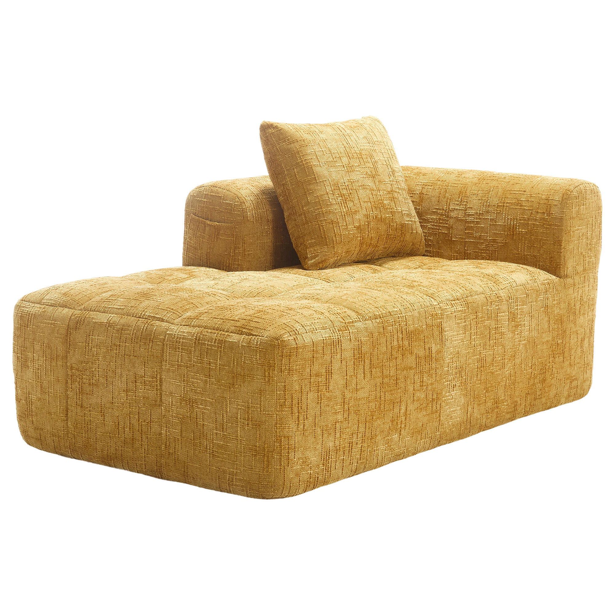 Meubliv Sofa Gelb 90x60x158 cm
