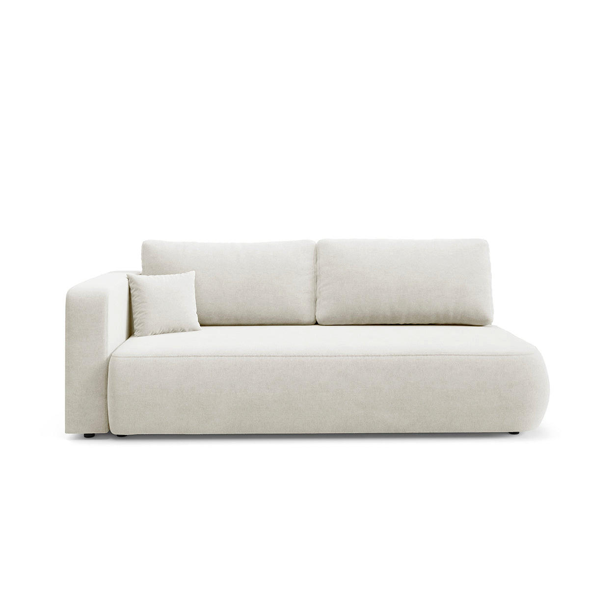 SOFA Antonio 3 Sitzplätze Weiß - Weiß, Holz (228/82/106cm) - Petits-meubles