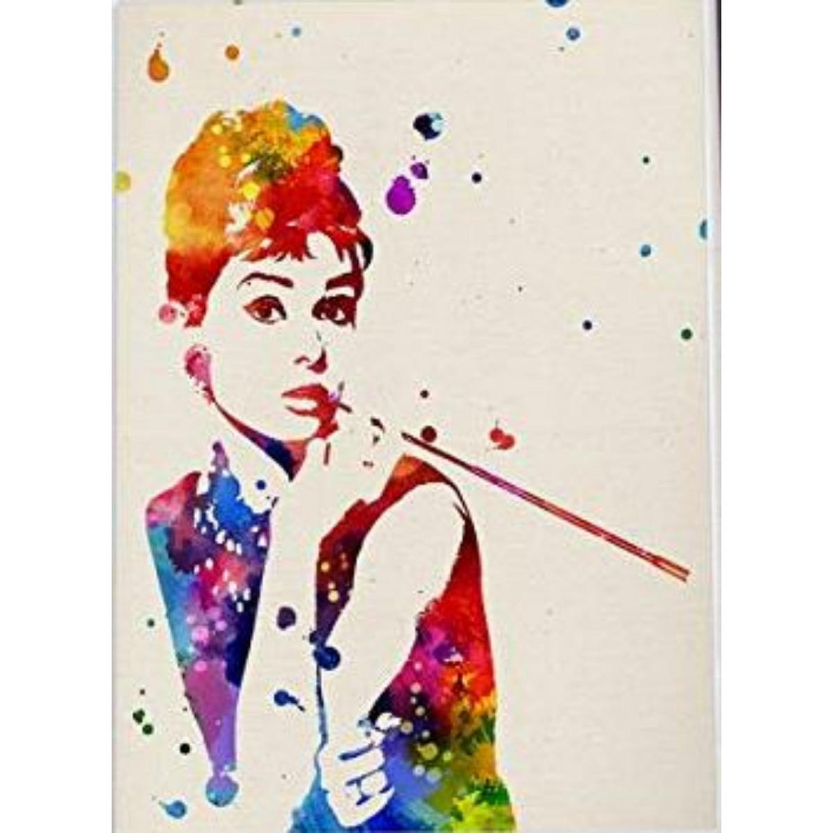 POSTER Audrey Hepburn A4 Rahmenlos - Klar, Papier (29.7/5/21cm) - Nacnic