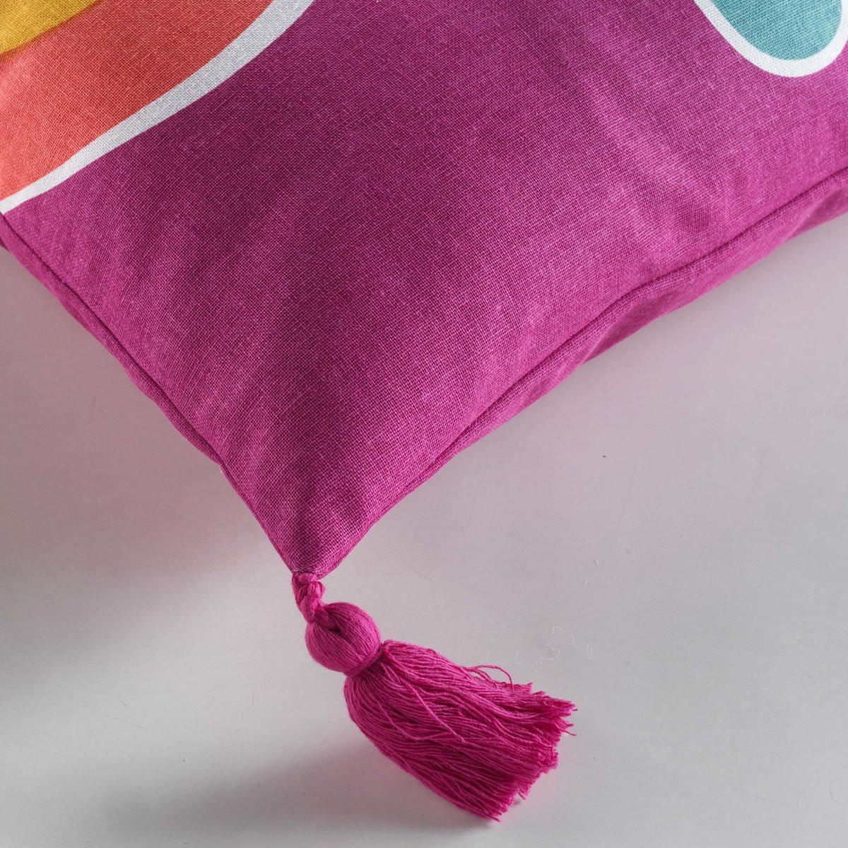 ZIERKISSEN Senorita 45/45 cm - Multicolor, Naturmaterialien (45/45cm) - Douceur d´intérieur