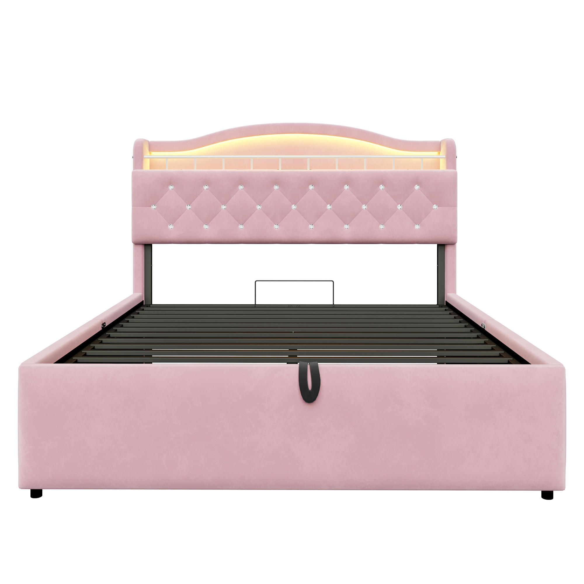 XXXLutz Polsterbett Pink