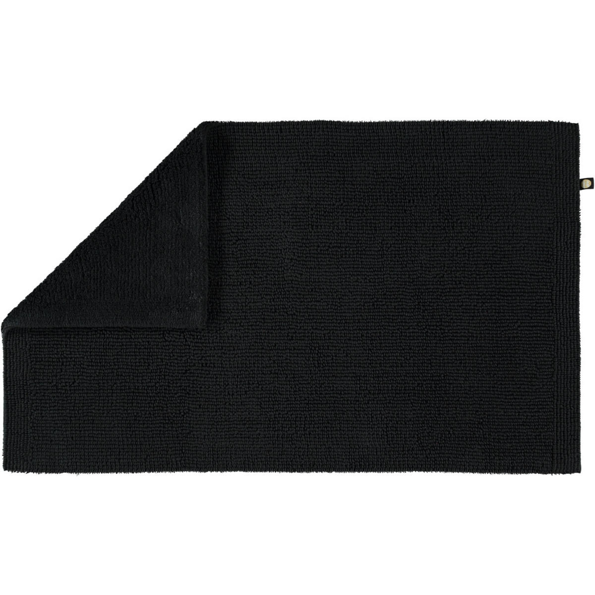 BADTEPPICHE PUR SCHWARZ - 15 - Schwarz, Textil (50/75cm) - Rhomtuft
