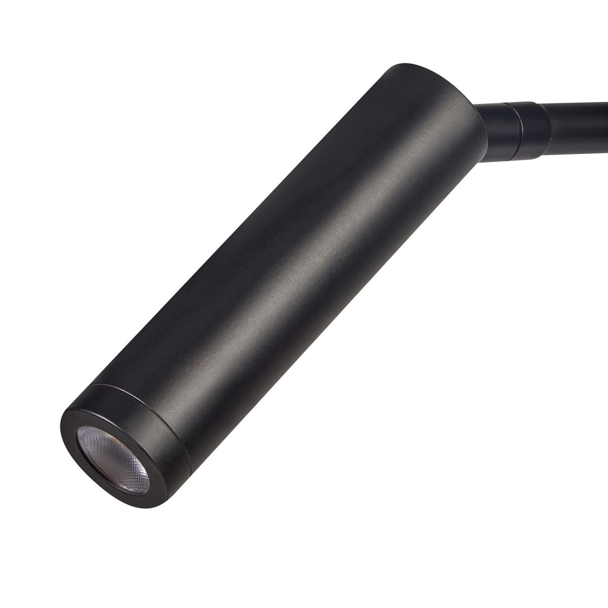 LED SCHREIBTISCHLAMPE Schwarz Lawson - Schwarz, Metall (10/27/55cm) - Beliani