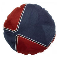 KISSEN Mila rubinrot diameter 50 cm - Rot, Textil (50/50cm) - Vivaraise