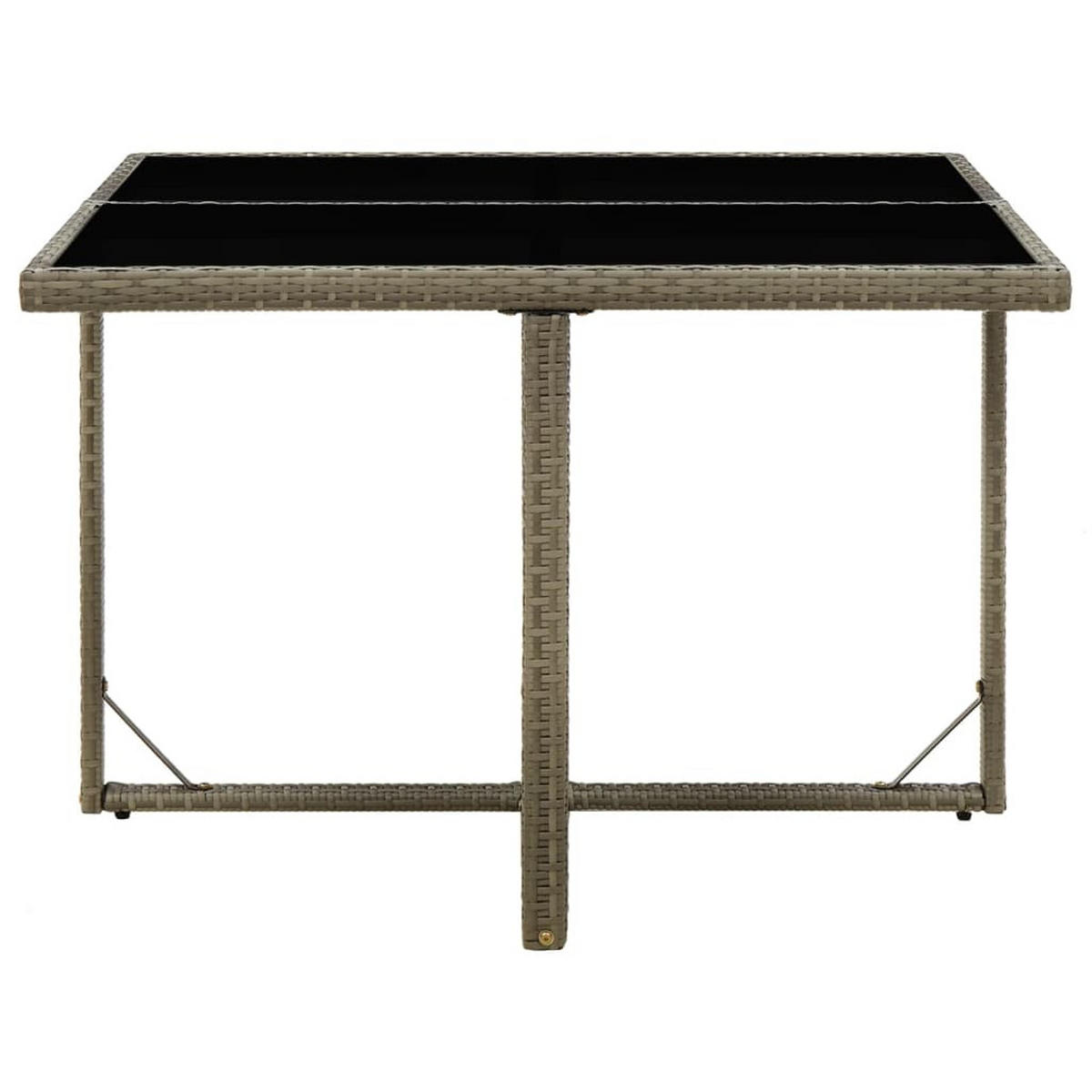 GARTENTISCH Tischlin 107/74/109 cm - Grau, Naturmaterialien (109/107/74cm) - ZMH