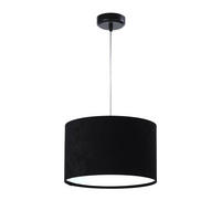 HÄNGELEUCHTE Schwarz 30/20 cm - Schwarz/Weiß, Kunststoff (30/0.45/20cm) - ONZENO