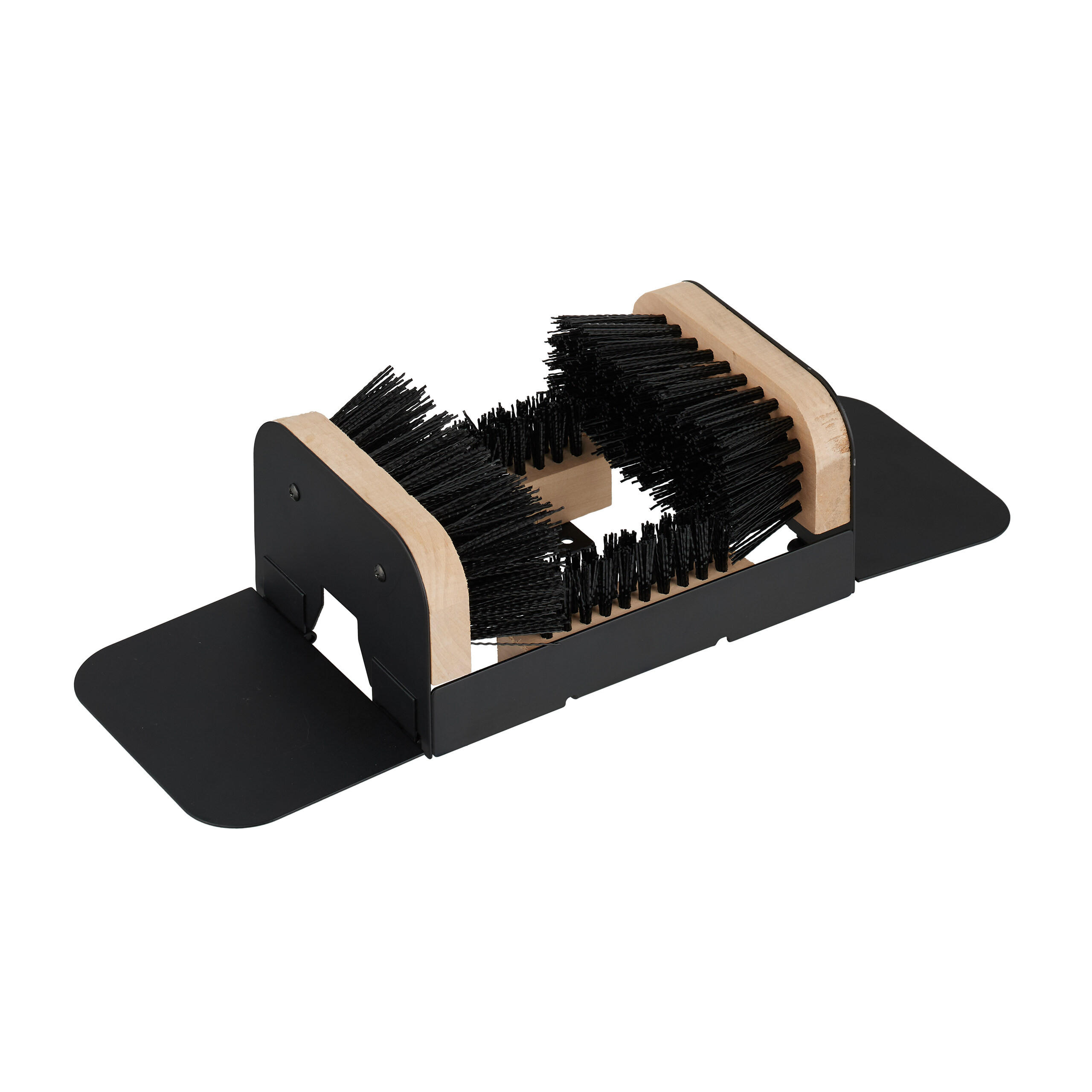 SCHUHABSTREIFER - Schwarz, Holz/Kunststoff (44.5/15.5cm) - Relaxdays