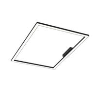 LED-DECKENLEUCHTE - Schwarz, Metall (60/90/100cm) - Lumicom