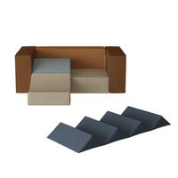 BLOCKSOFA Kinder 6er-set - Multicolor, Textil (100/75/50cm) - Vercart
