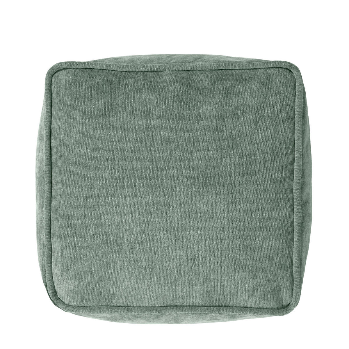 SITZPOUF Chenille Amara - Salbeigrün, Kunststoff/Textil (40/24/40cm) - icon