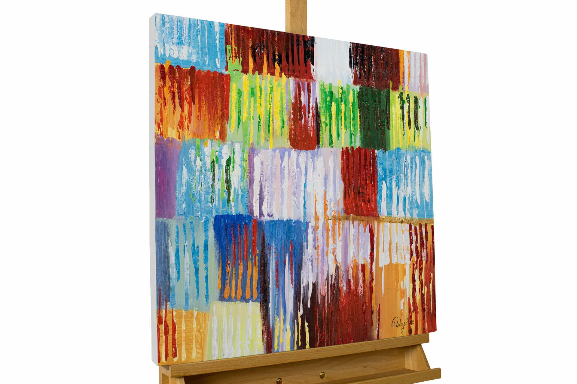 KUNSTLOFT RUČNĚ MALOVANÝ AKRYLOVÝ OBRAZ, 60/60 CM