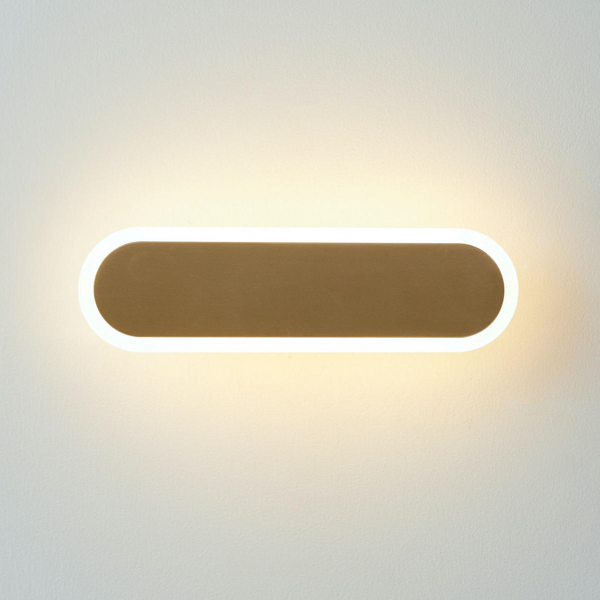 WANDLEUCHTE Delia, Gold / Messing, 30cm - Goldfarben, Metall (8.5/30/5cm) - KOSILUM