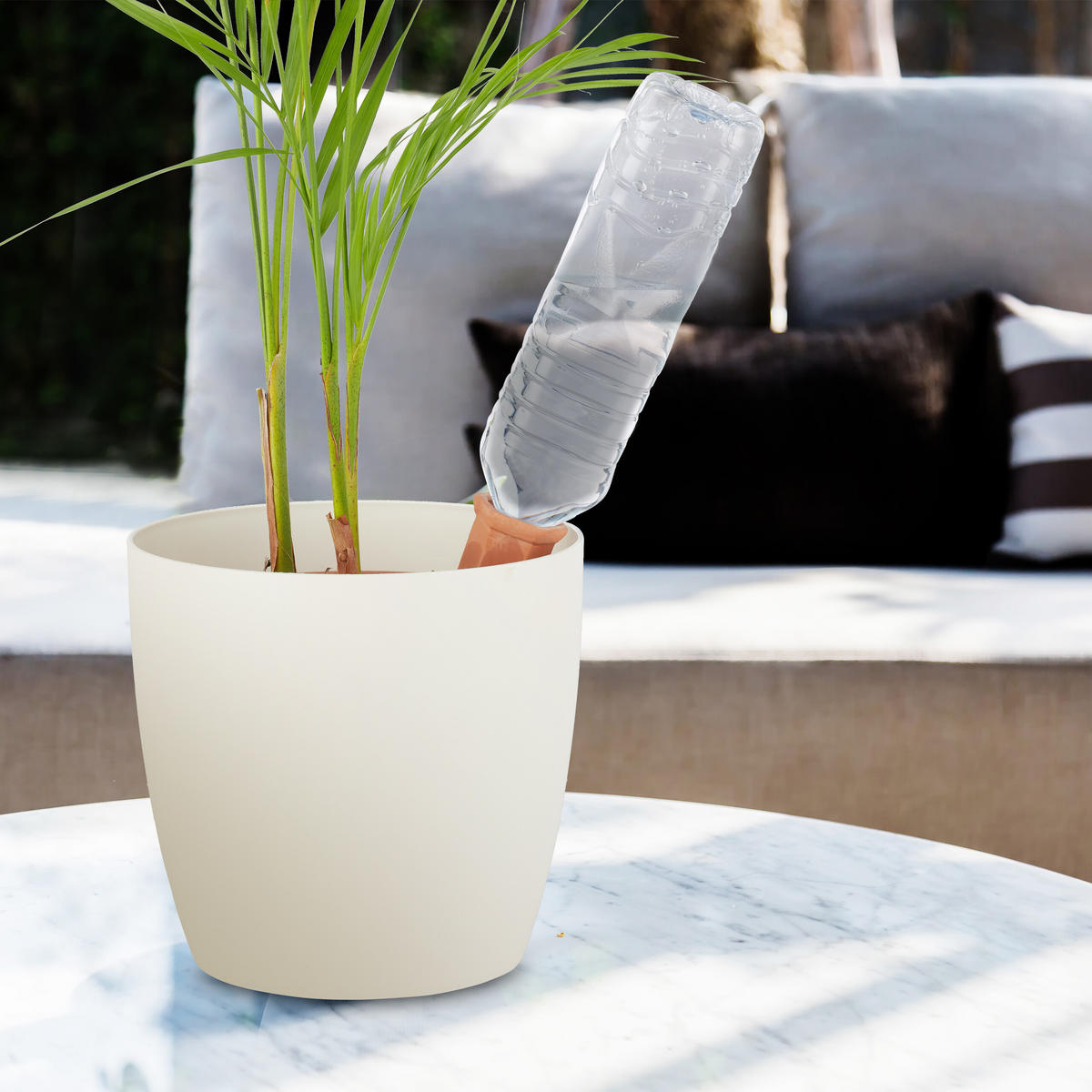 10xTONKEGEL - Hellbraun, Keramik (5.5/17/5cm) - Relaxdays