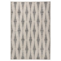 TEPPICH COLN, im Skandi-Stil, Creme-Schwarz, 200 x 290 cm - Beige, Textil (200/290cm) - KADIMA DESIGN