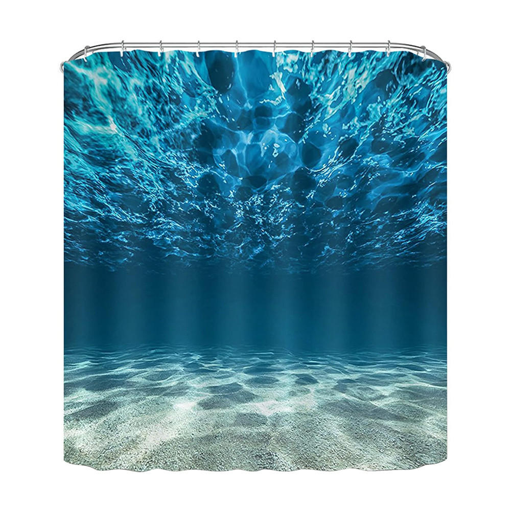 Mcboson Duschvorhang Blau 180x180 cm