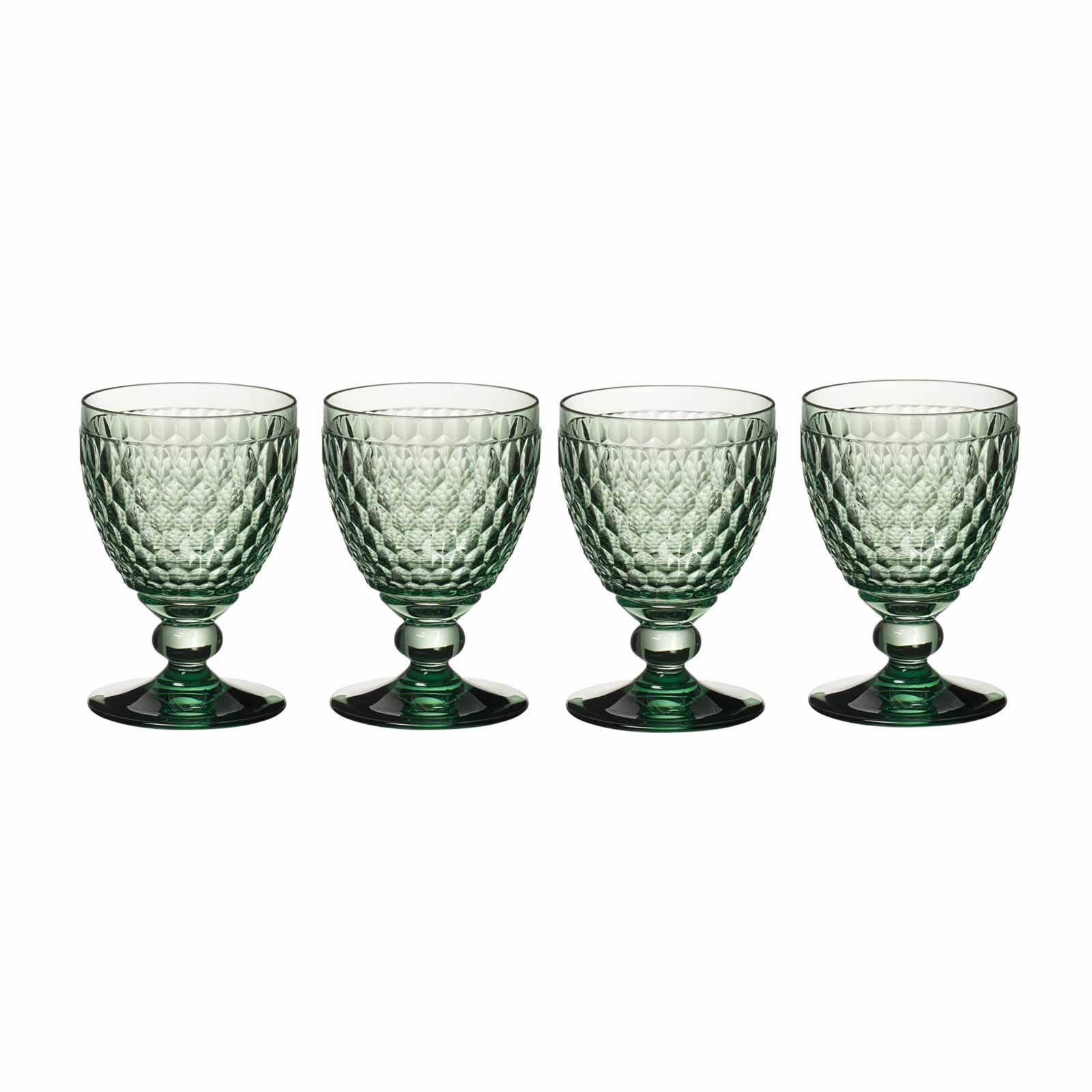 ROTWEINGLÄSER Boston Coloured Grün 310 ml 4er Set - Grün, Glas (0.31L) - Villeroy & Boch