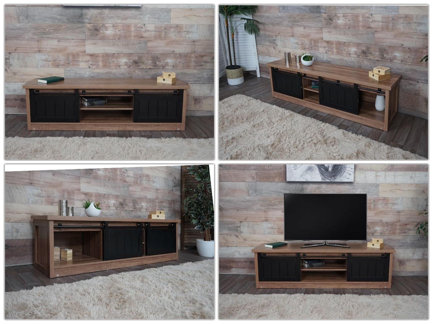 TV-RACK Braun - Braun, Holz (150/43/40cm) - MCW