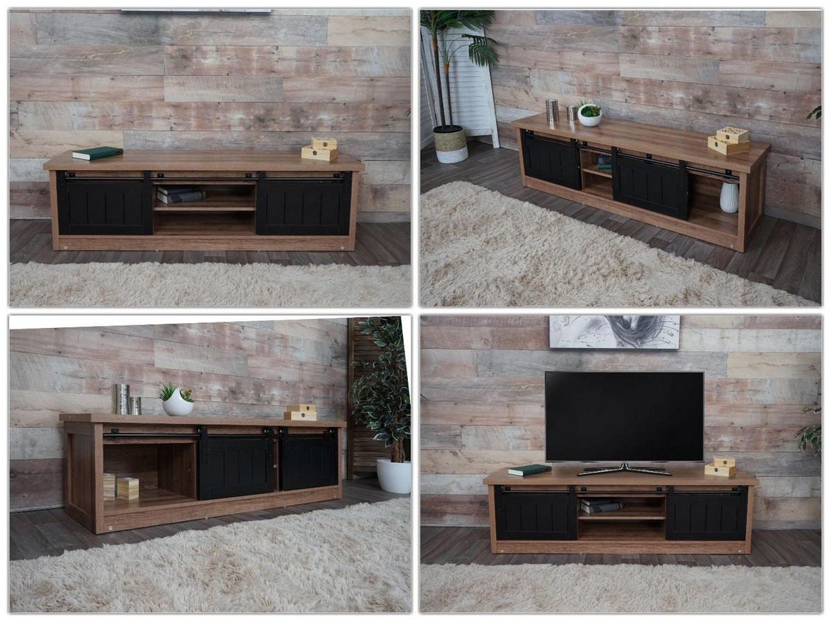 TV-RACK Braun - Braun, Holz (150/43/40cm) - MCW