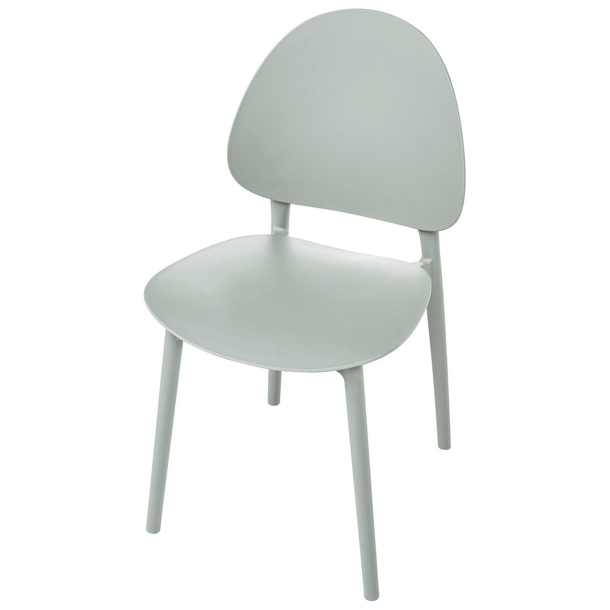GARTENSTUHL 4er-Set Mintgrün Ceara - Mintgrün, Kunststoff (44/83/45cm) - Beliani