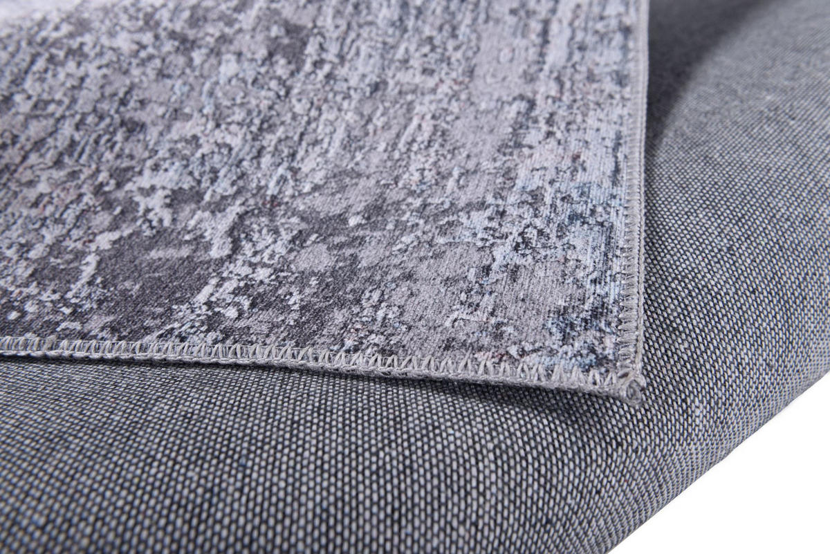 VINTAGE-TEPPICH Cecilia 70x140 cm - Grau, Textil (70/140cm) - Gino Falcone