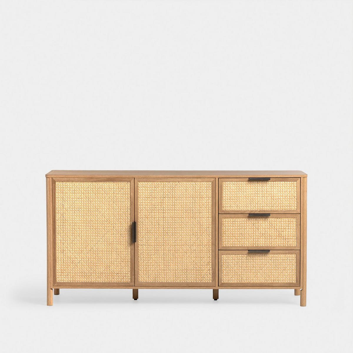 ANRICHTE NIEDRIGE Bent Natürlich 150 cm x 76 cm - Naturfarben, Holzwerkstoff (150/76/40cm) - Klast Home