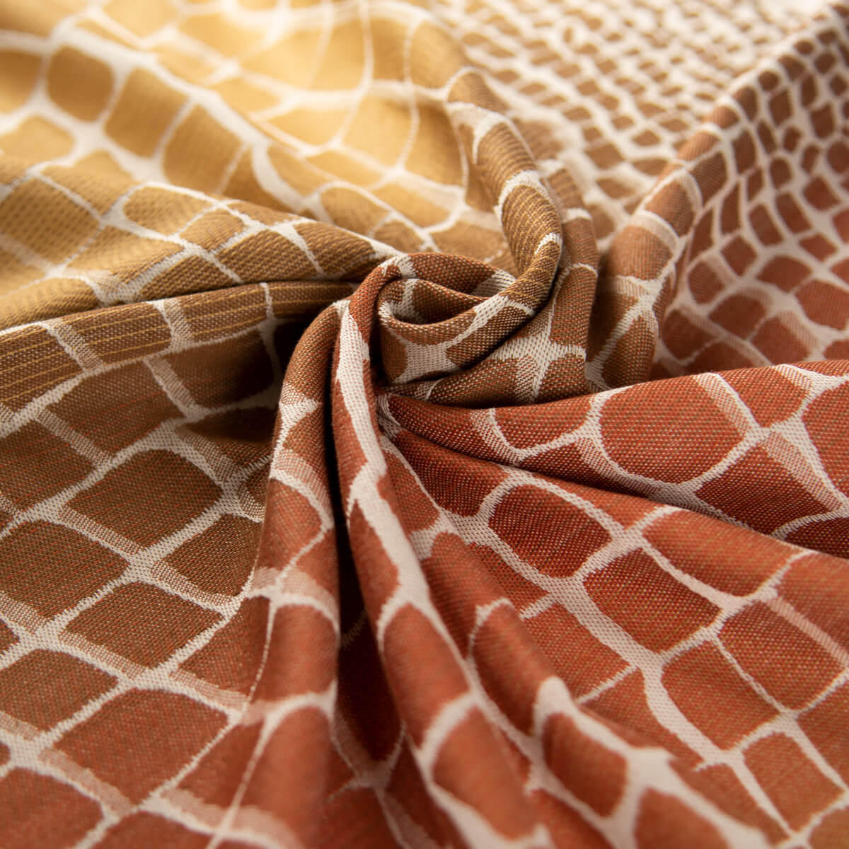 BABYTRAGETUCH Gewebtes Tragetuch kbA - Creme/Braun, Textil (70/0.1/460cm) - Hoppediz