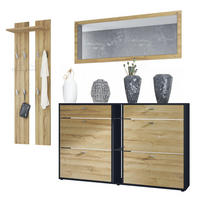 GARDEROBE Orlando Eiche Natur - Eichefarben, Holzwerkstoff (215/210/28cm) - Vladon