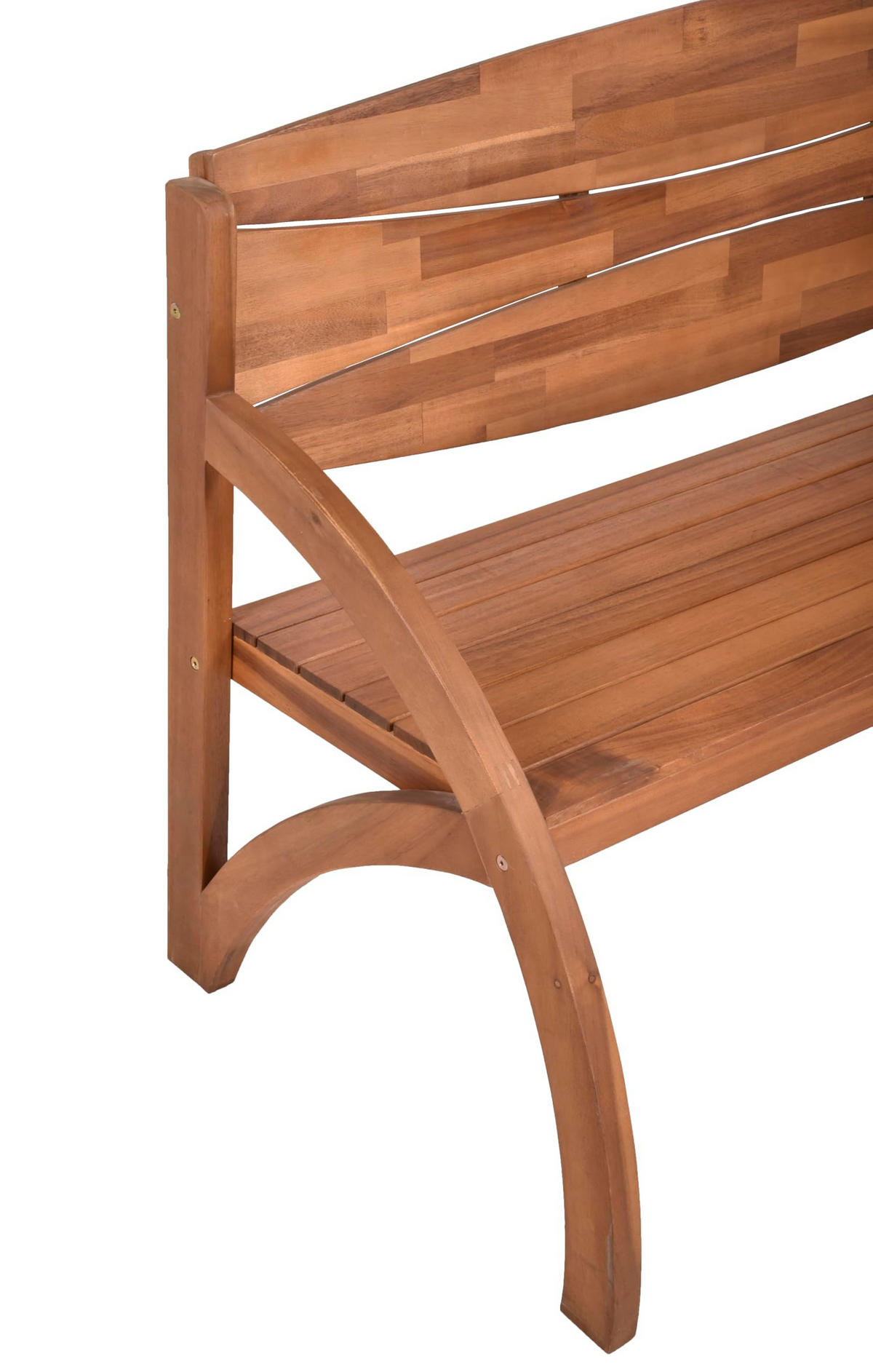 GARTENBANK Havana Terrassenbank - Braun, Holz (140/90/66cm) - DELUKE