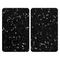 HERDABDECKPLATTEN aus Glas - Schwarz, Glas (30/5.5/52cm) - Wenko
