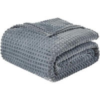 KUSCHELDECKE 150 x 200 cm Dunkelgrau - Grau, Textil (150/200cm)