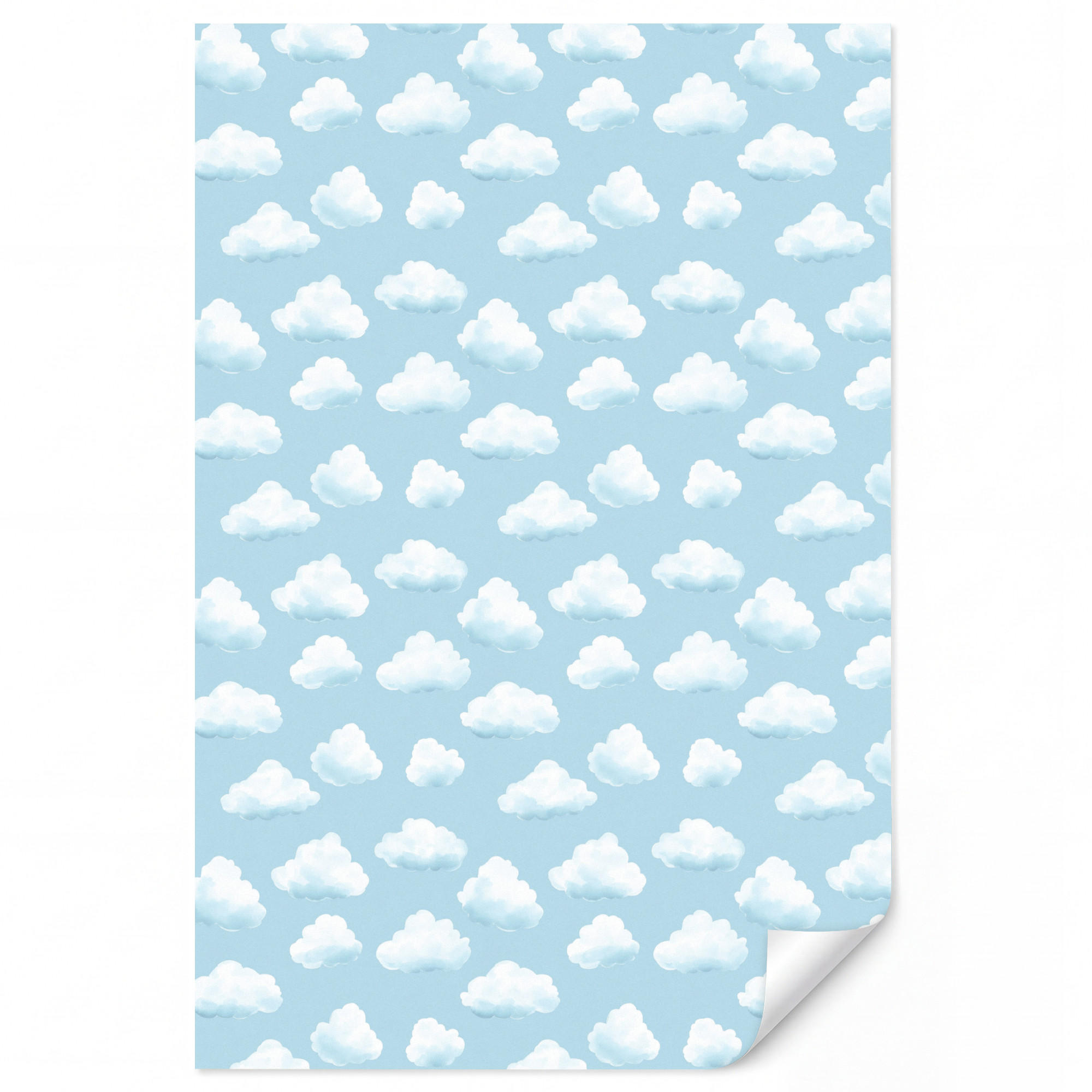 OnlyWow Kindertapete Hellblau 140x200 cm