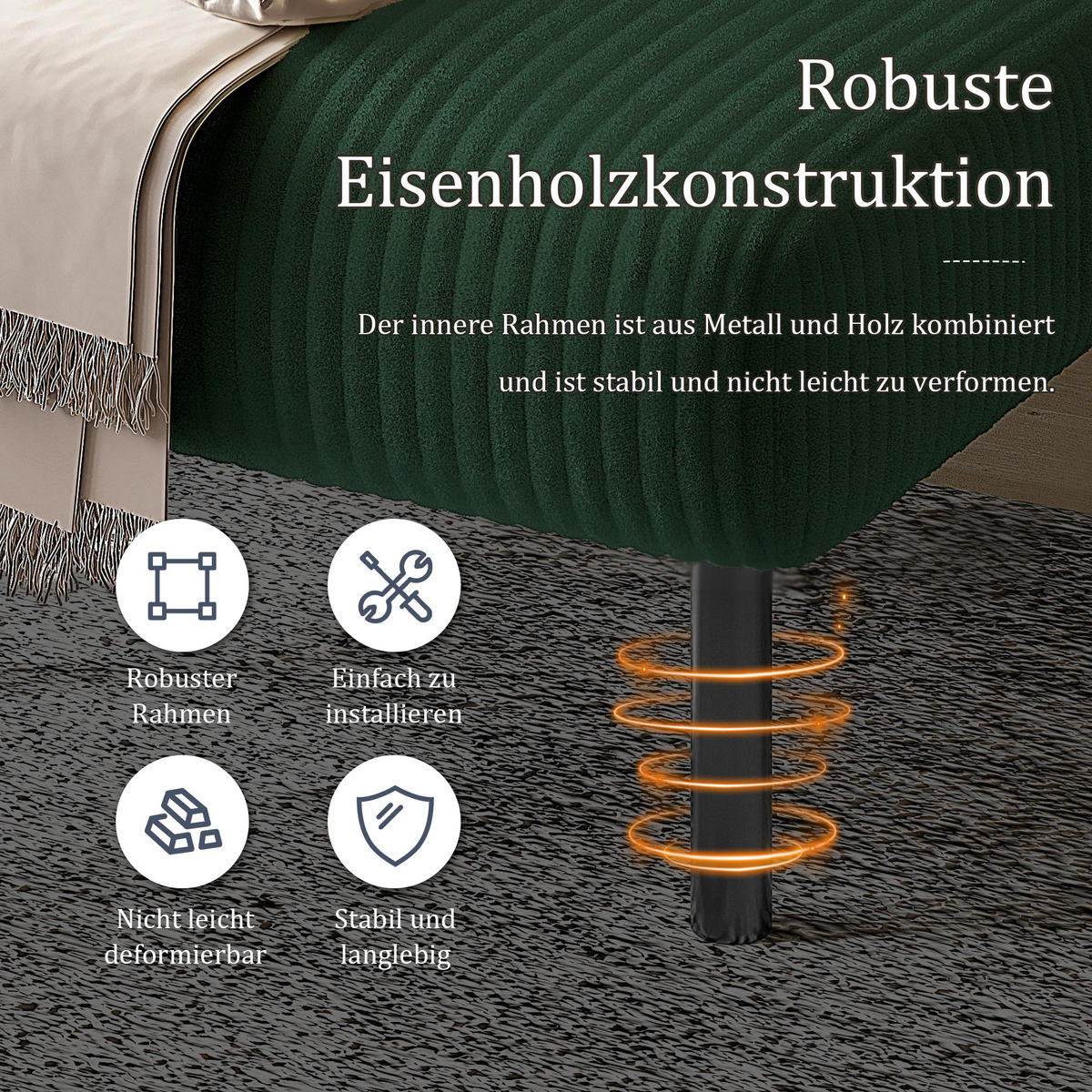 SESSEL Loungesessel,Polstersessel,Cord,Grün - Grün, Textil (67/79/75cm) - LVHOM