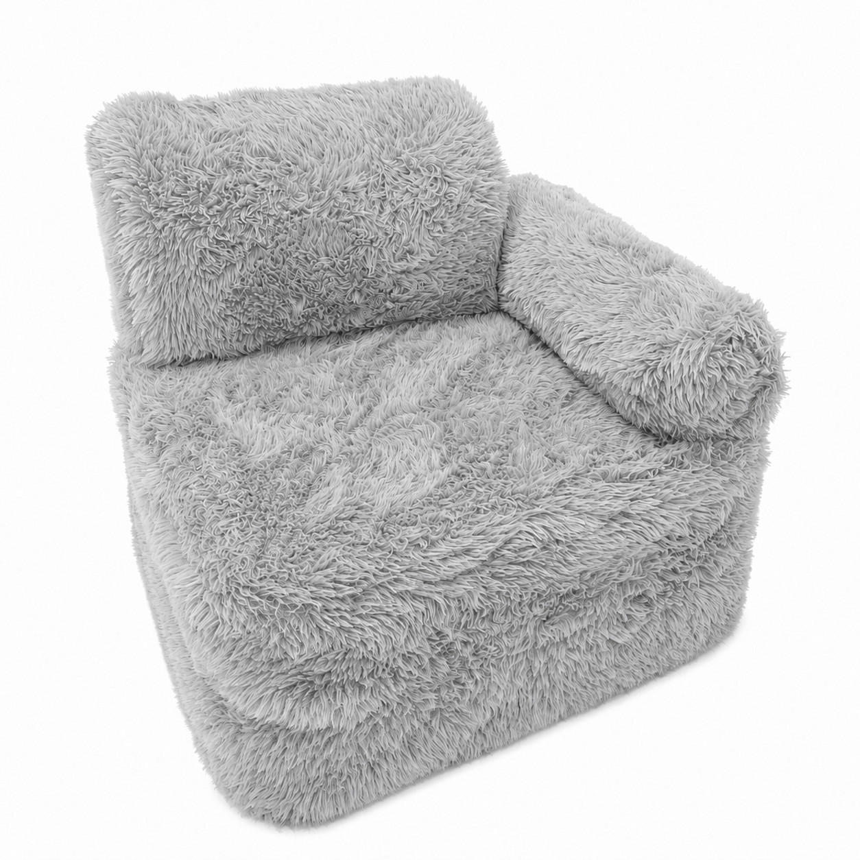 KINDERSESSEL Mammoth modular - Hellgrau, Textil (60/24/60cm) - MeowBaby