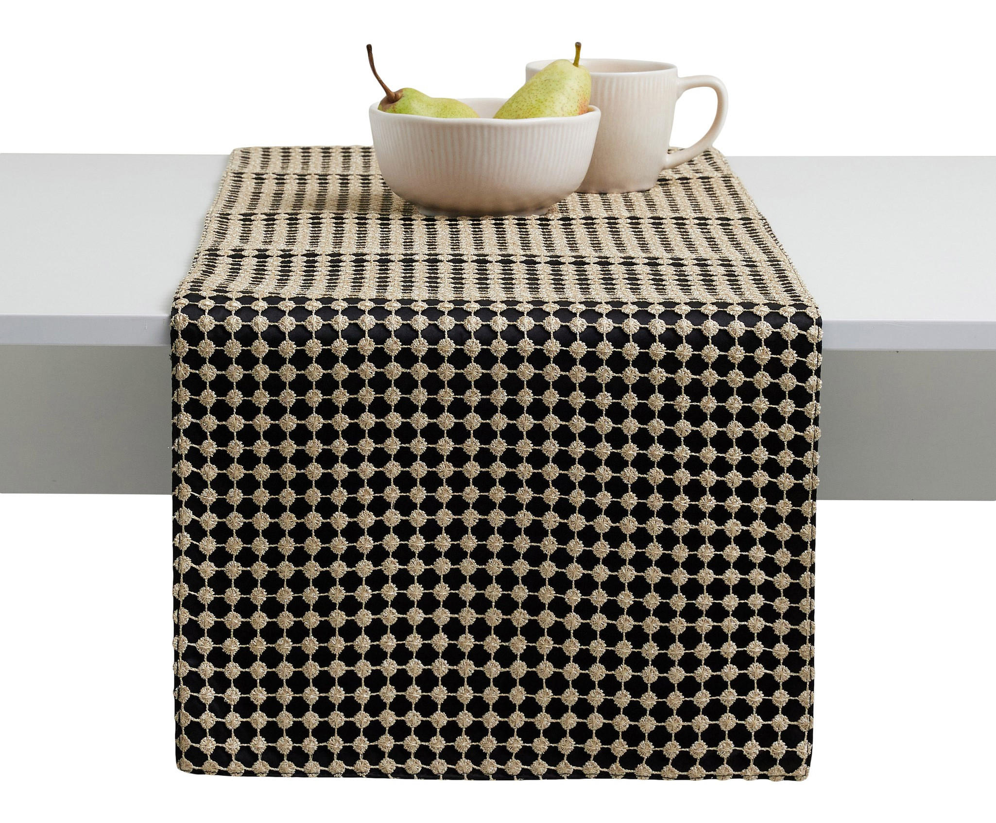 TISCHLÄUFER Antor - Braun, Textil (180/35/1cm) - home&you