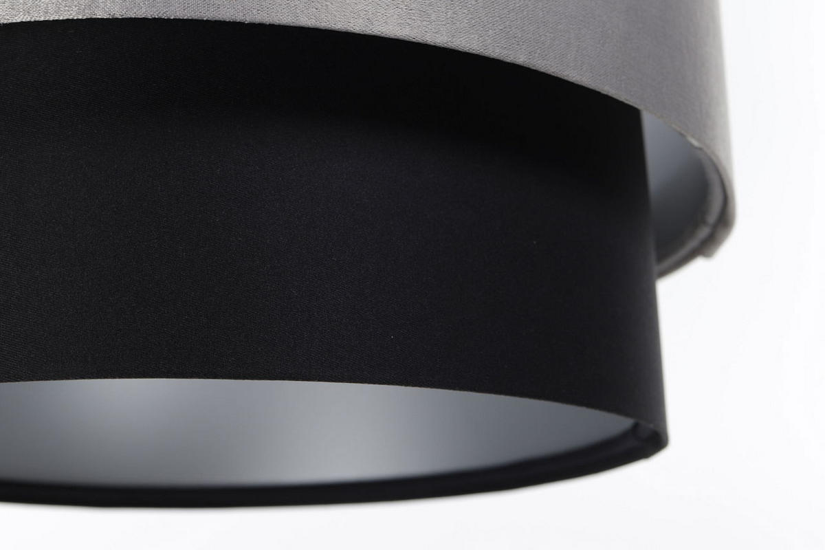 HÄNGELEUCHTE Grau 30/88 cm - Schwarz, Kunststoff (30/2.6/88cm) - ONZENO