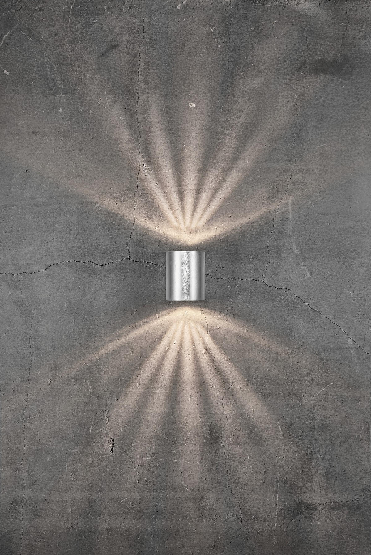 WANDLEUCHTE Canto - Silber - 8.7/10.6 cm - Silberfarben, Metall (8.7/10.6/10.6cm) - Nordlux