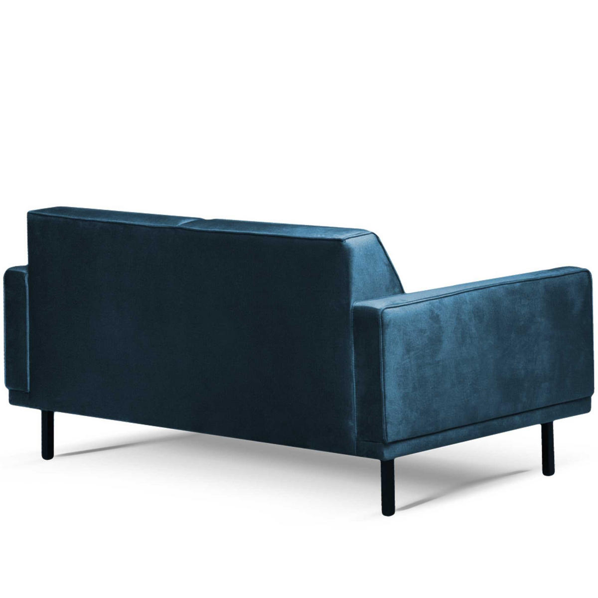 EINZELSOFA BARO 2-Sitzer,Blau - Blau, Holz/Textil (150/71/81cm) - KONSIMO®